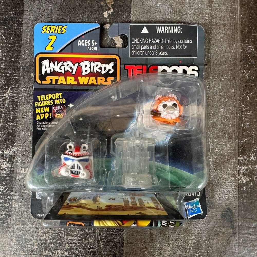 ANGRY BIRDS STAR WARS Shock Trooper and Warrick Series 2 TELEPODS 2Pk‎